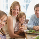 A middle-class family.